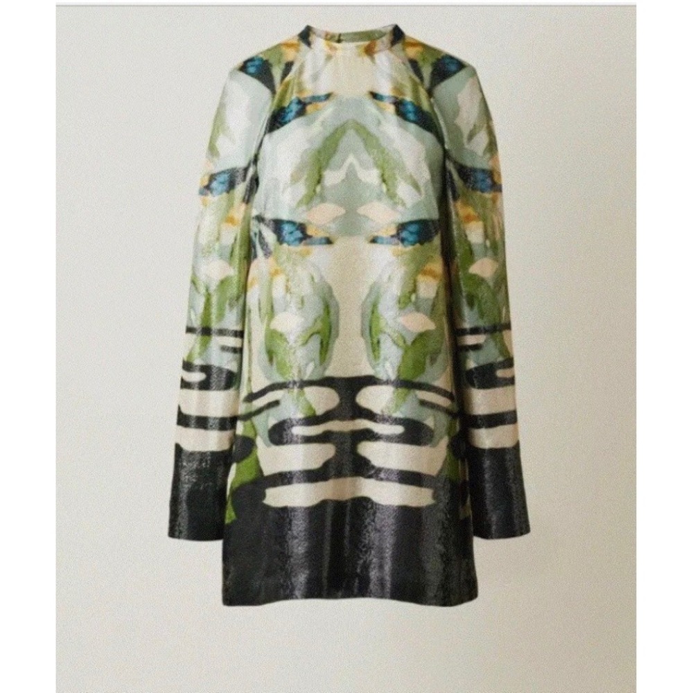 H&M CONSCIOUS EXCLUSIVE Gianbattista Valli Moschino GREEN Dress 6